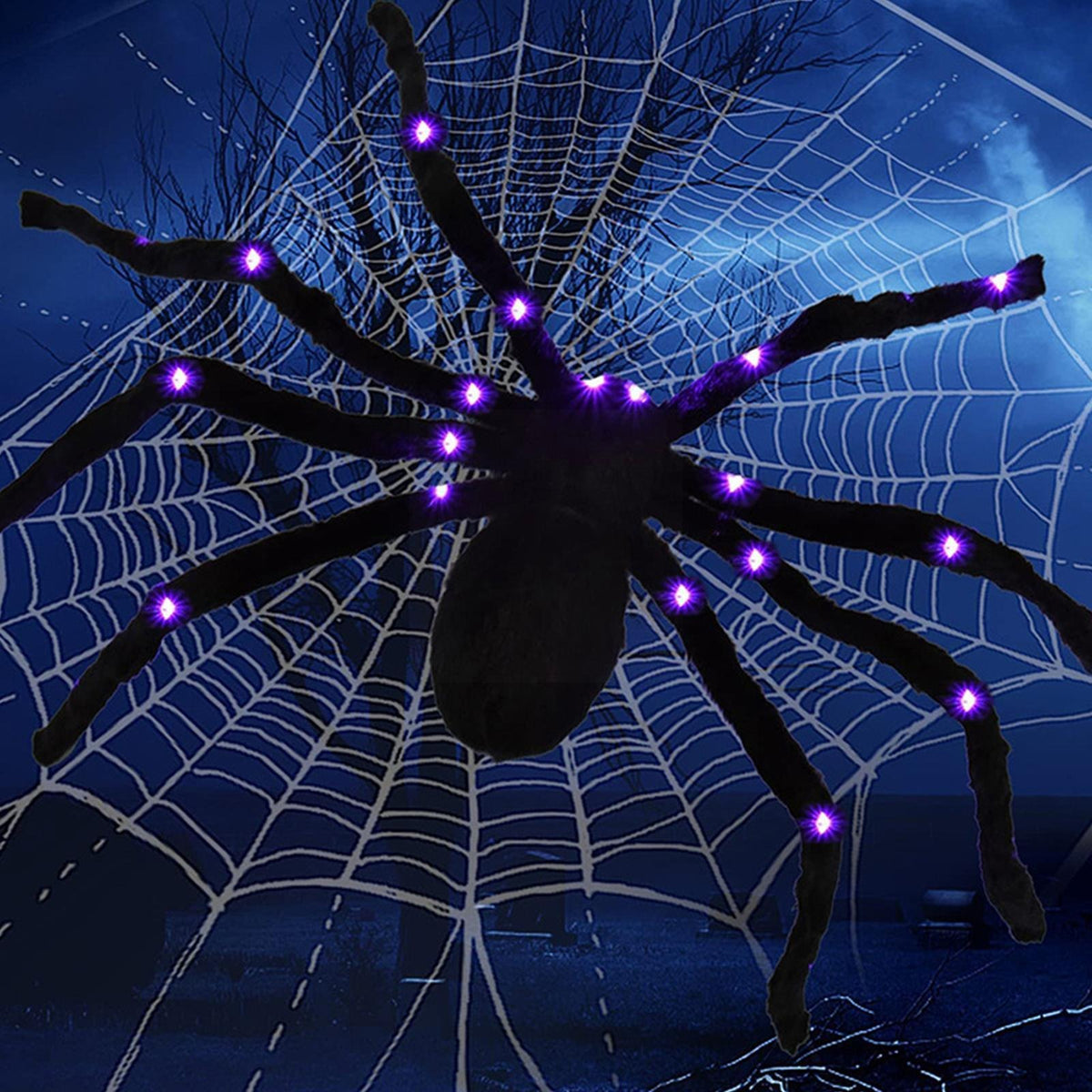 Glow Spider – LED Giant Spider (75 / 125 / 150 cm)