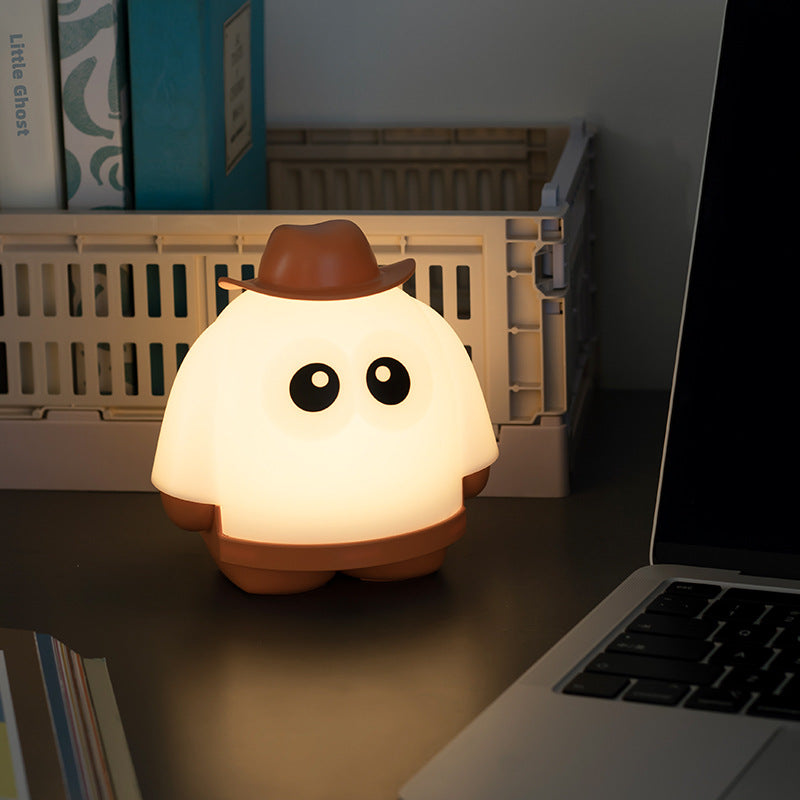 Lil' Ghost Night Light – Orange or Yellow Hat